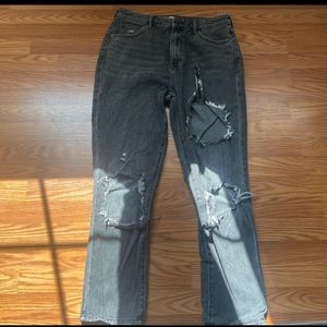 High Waisted Mom Jeans